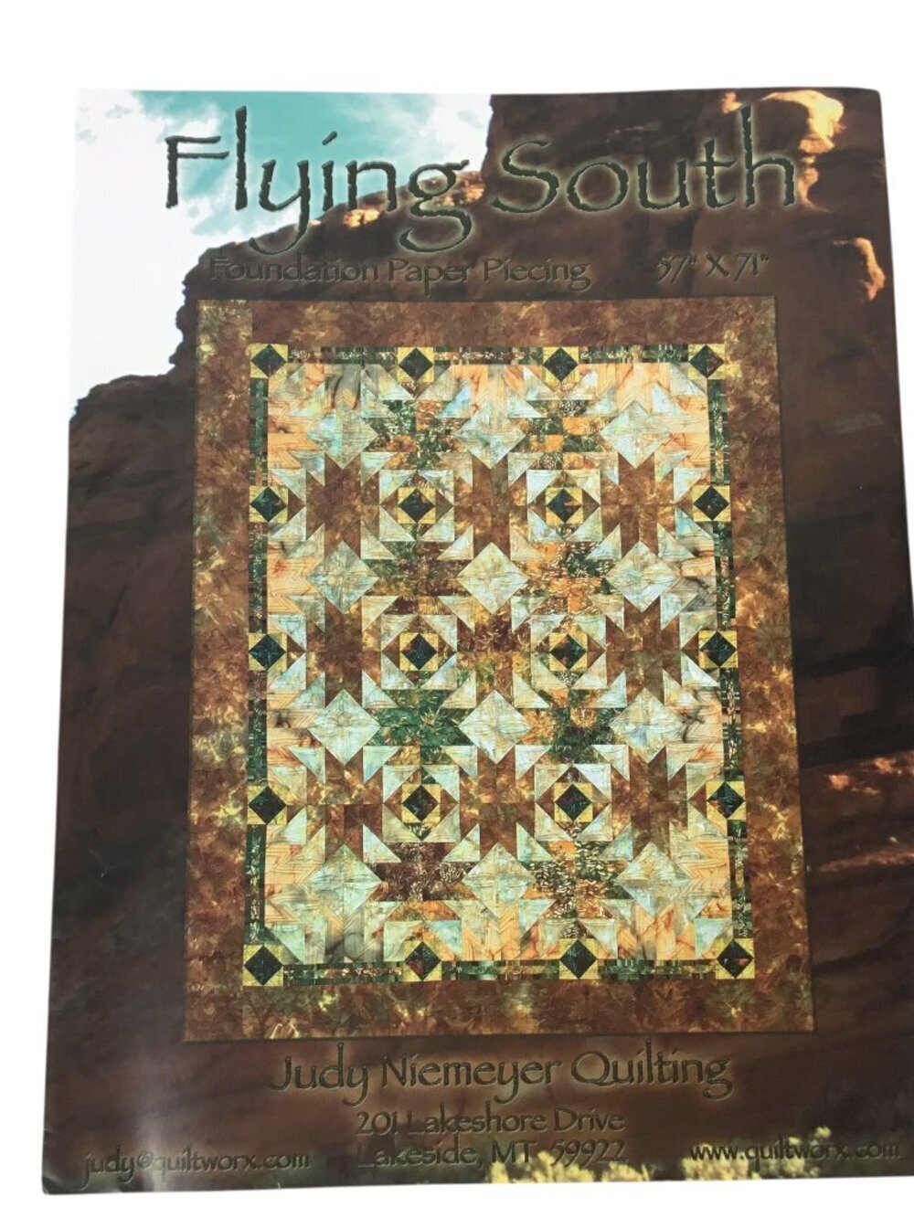Judy Niemeyer Flying South Foundation Paper Piecing Pattern Set (57"x71") NOS